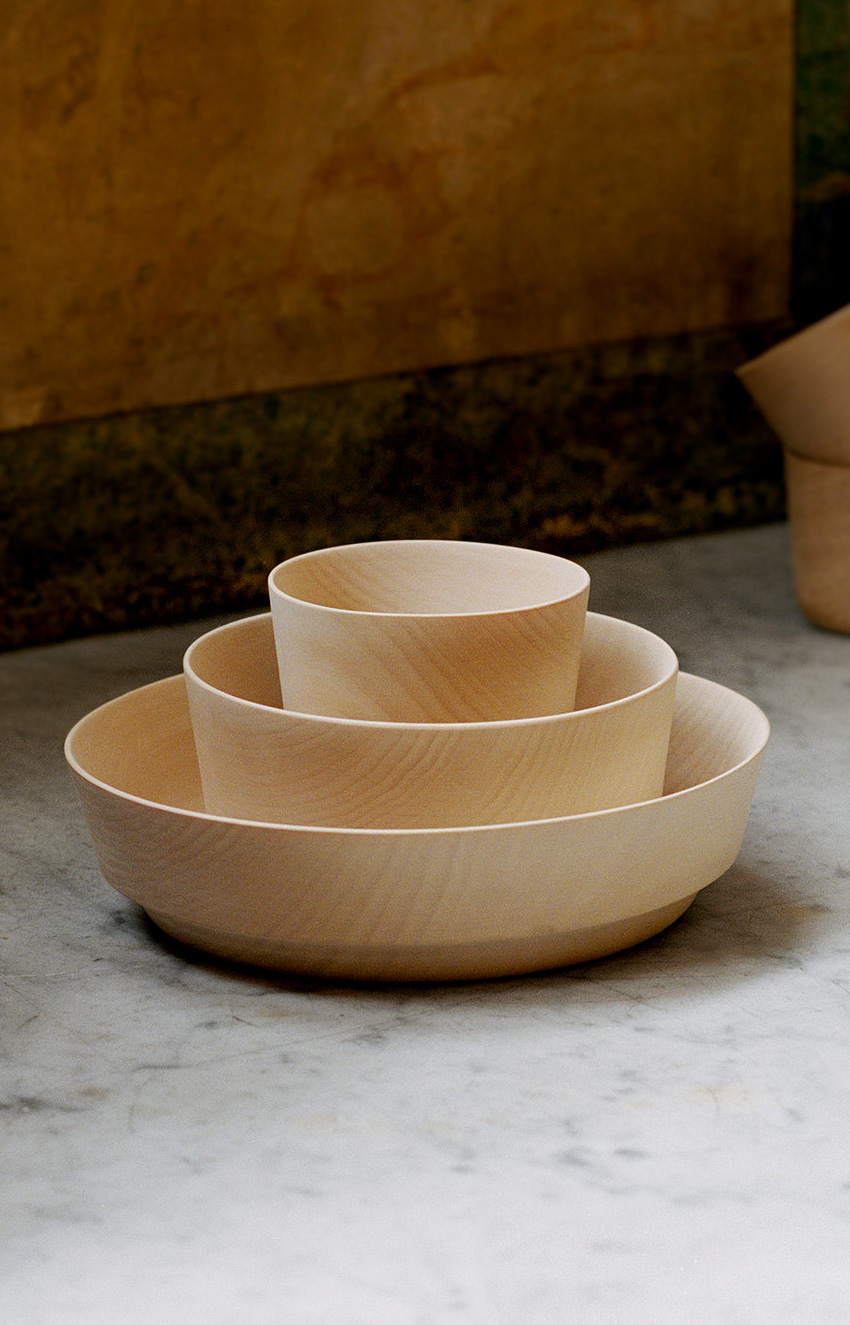 Cup bowls en bois sculpté, par Origin Made