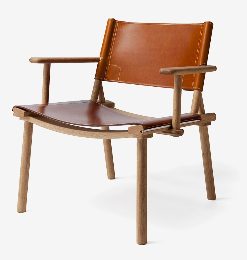 Fauteuil bois Jasper Morrison - Nikari. Fauteuil bois haut de gamme. Minimaliste et élégant.